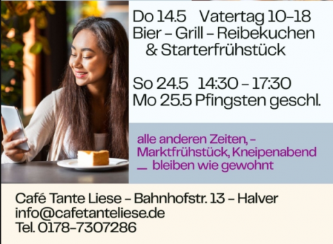 Vatertag Cafe Tante Liese